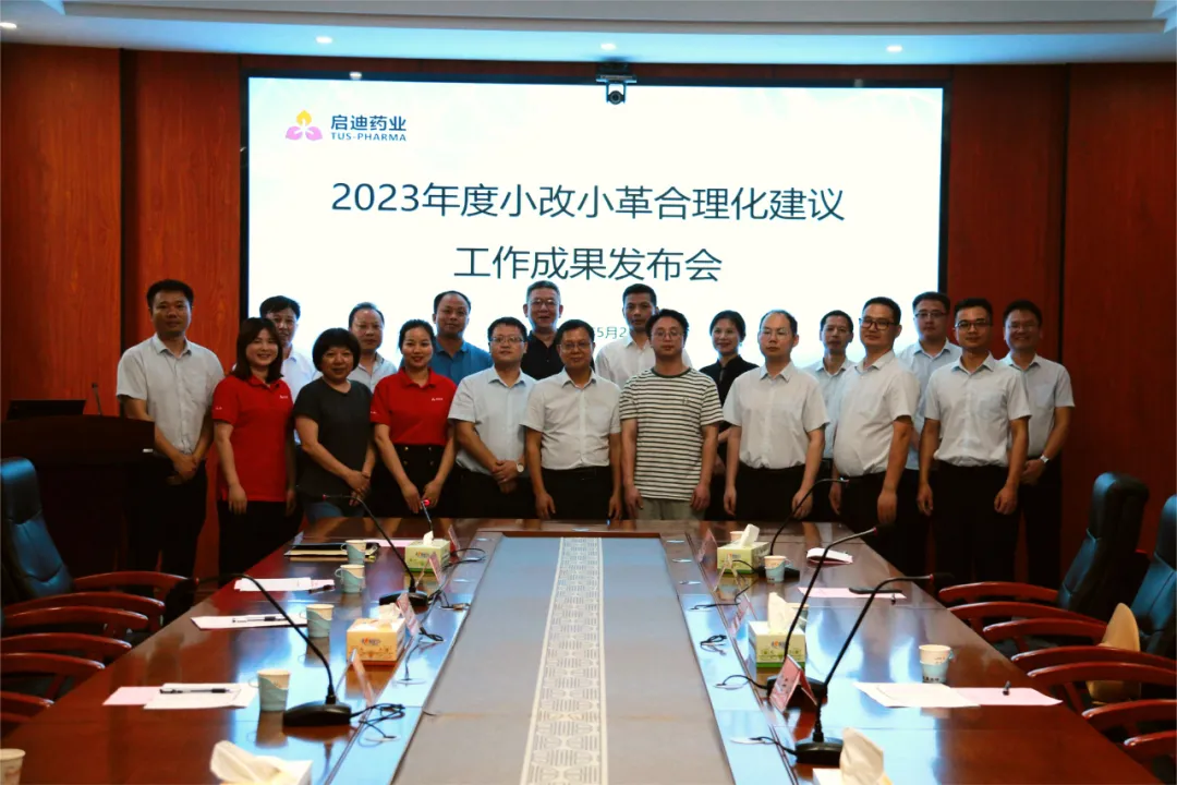 技改小成果 创新大智慧 | Z6·尊龙凯时药业集团举办2023年度小改小革合理化建议工作成果发布会